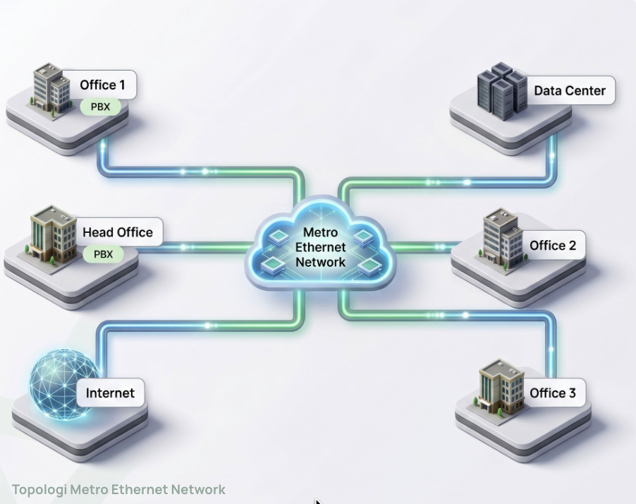 Topologi Metro Ethernet Network
